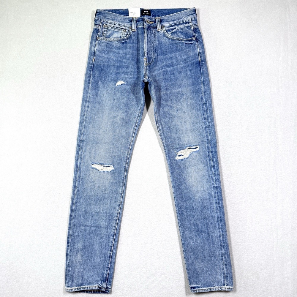 EDWIN Jeans Mens 30x32 ED-80 Rainbow Selvedge Selvage Denim Slim Tapered NWT
